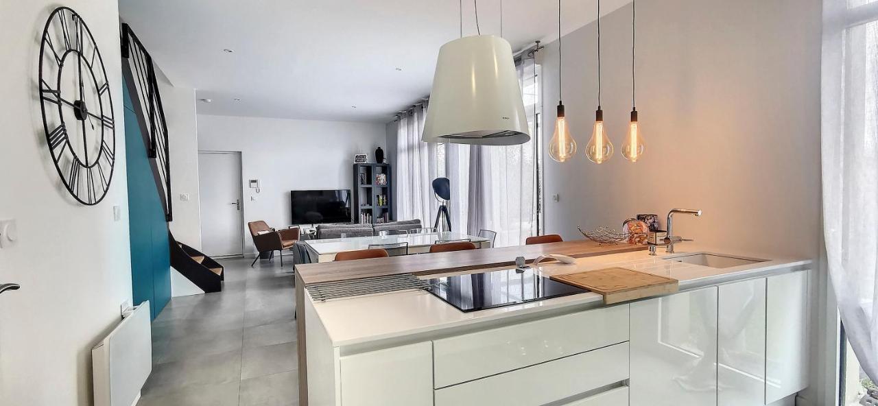 Duplex En Rez De Jardin Apartment Neuville-sur-Saone Luaran gambar